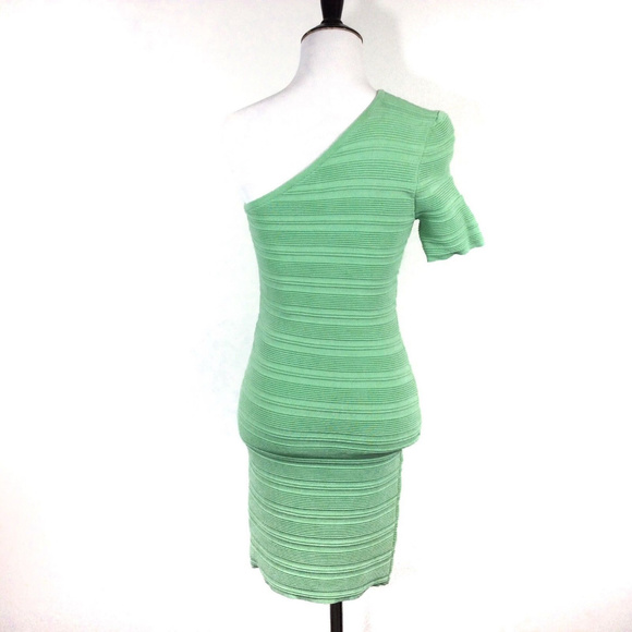 Torn by Ronny Kobo Mint Green One-Shoulder dress - Picture 3 of 7